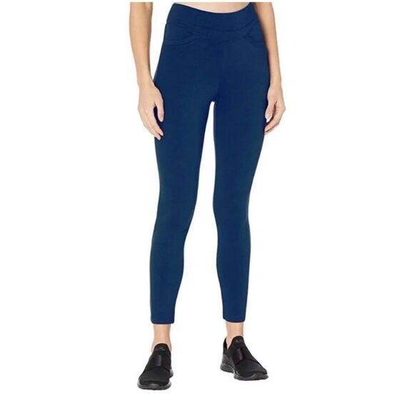 PRANA LEGGINGS WOMENS SMALL NAVY BLUE MONTE BALDO POCKETS - Picture 1 of 8